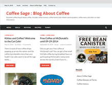 Tablet Screenshot of coffeesage.com